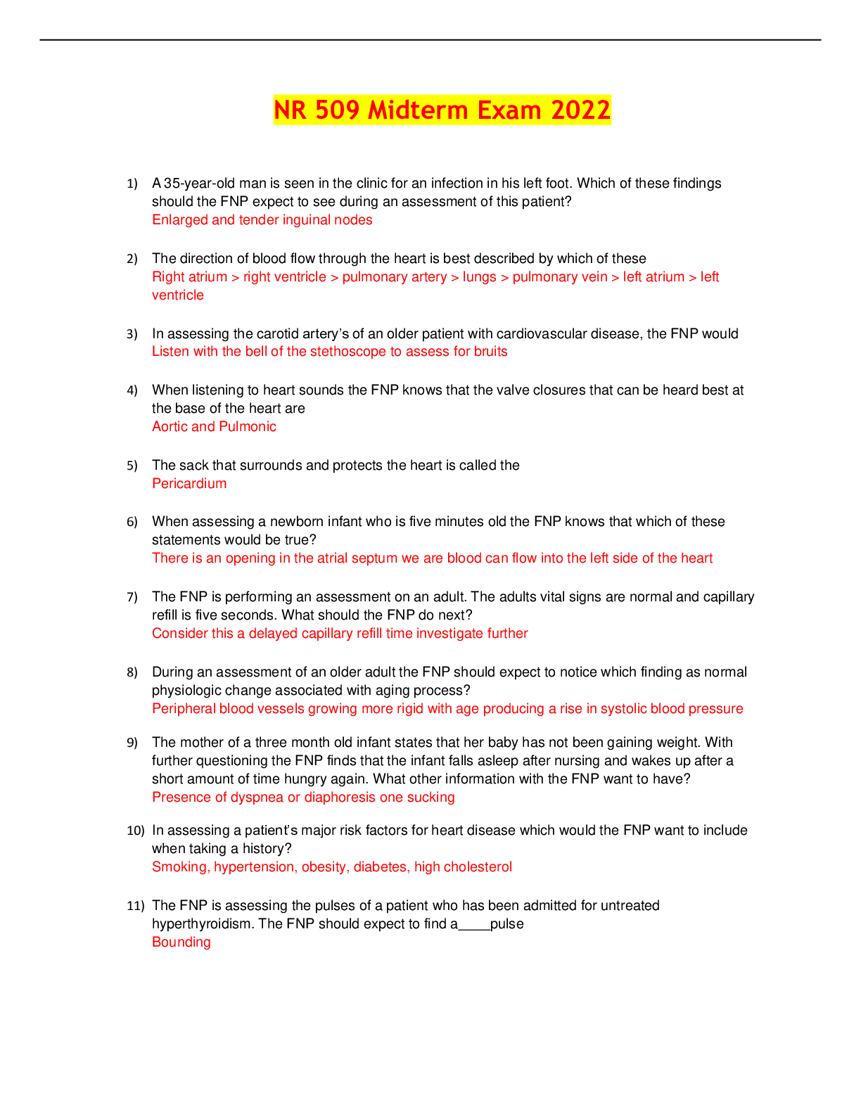 Preview image for NR 509 Midterm Exam 2022